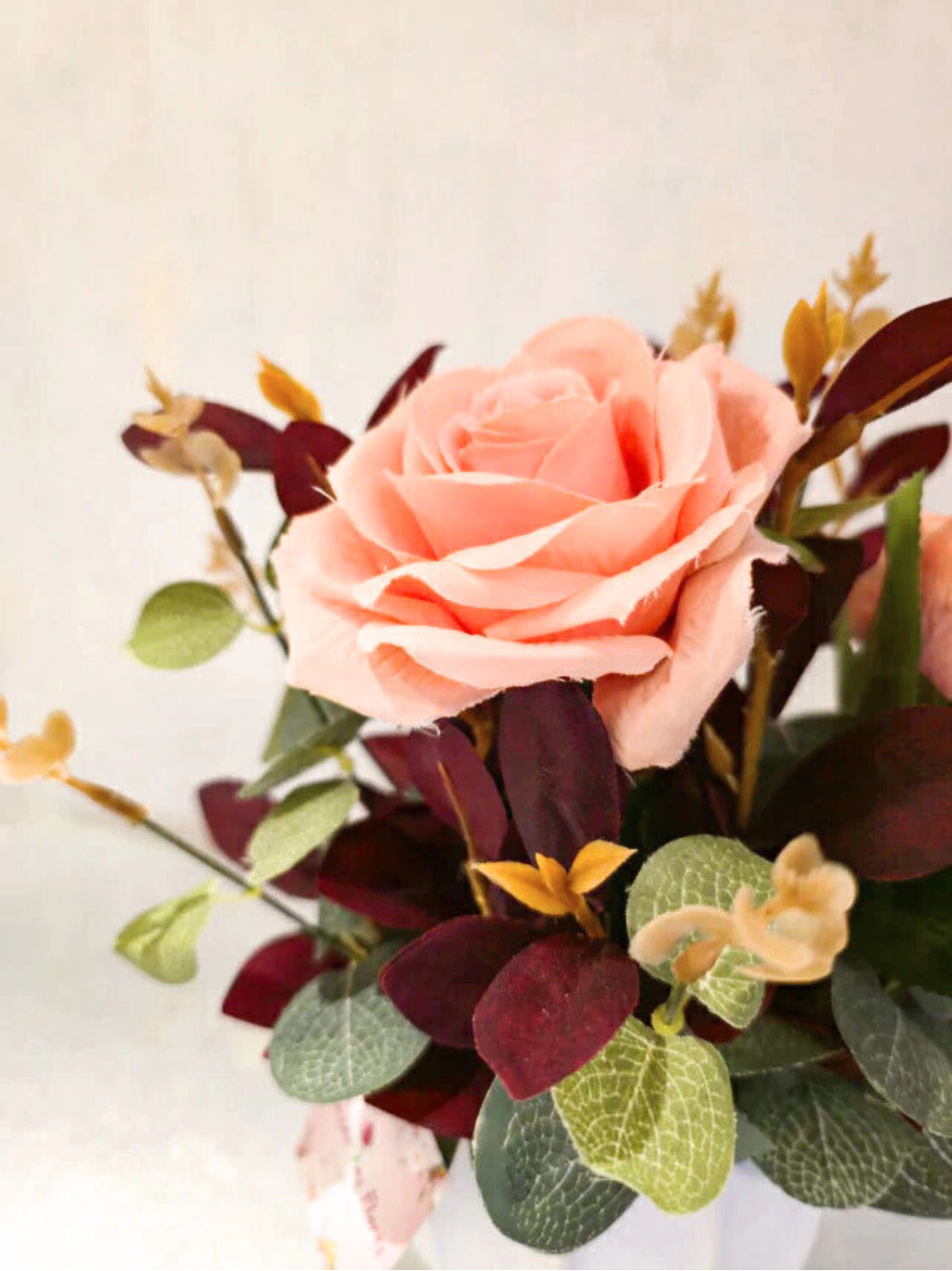 Arranjo Rosas e Eucaliptos (P)