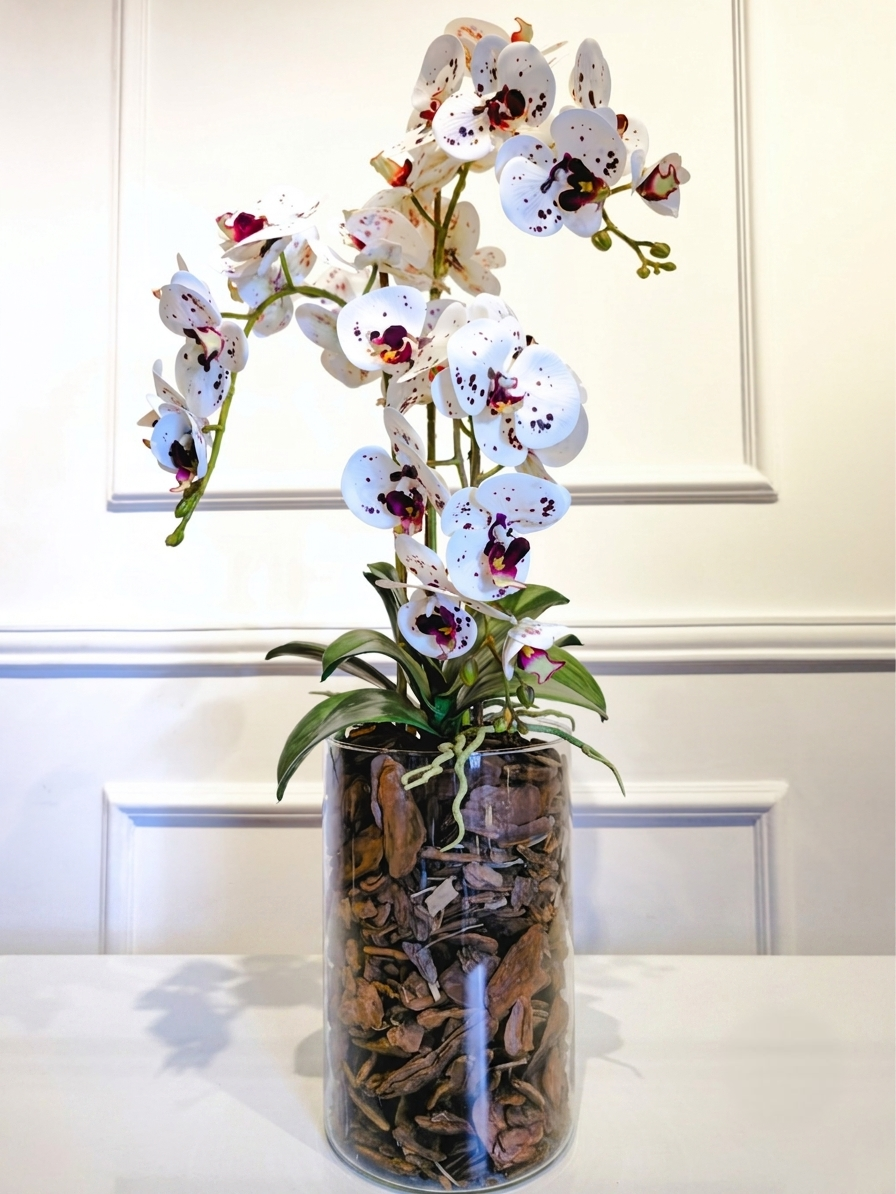 Arranjo Orquídeas Athena X4 (Rosa Tigre)