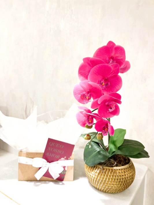 Box Arranjo de Orquídeas Athena