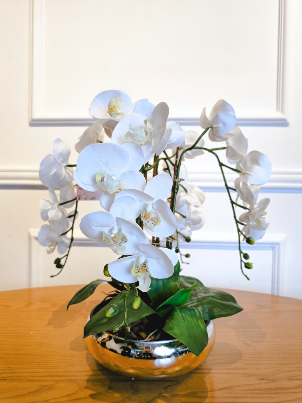 Arranjo Orquídeas Brancas Rennes